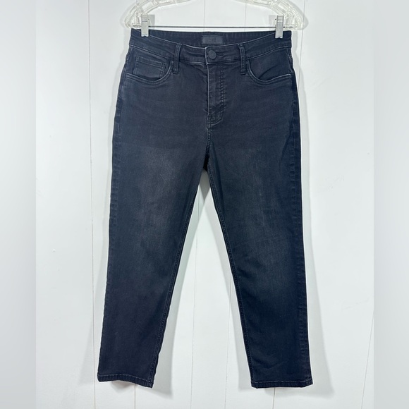Kut from the Kloth Denim - Kut from the Kloth Sz 6 Womens Rachael Fab Ab Mom Denim Black Jeans High Rise